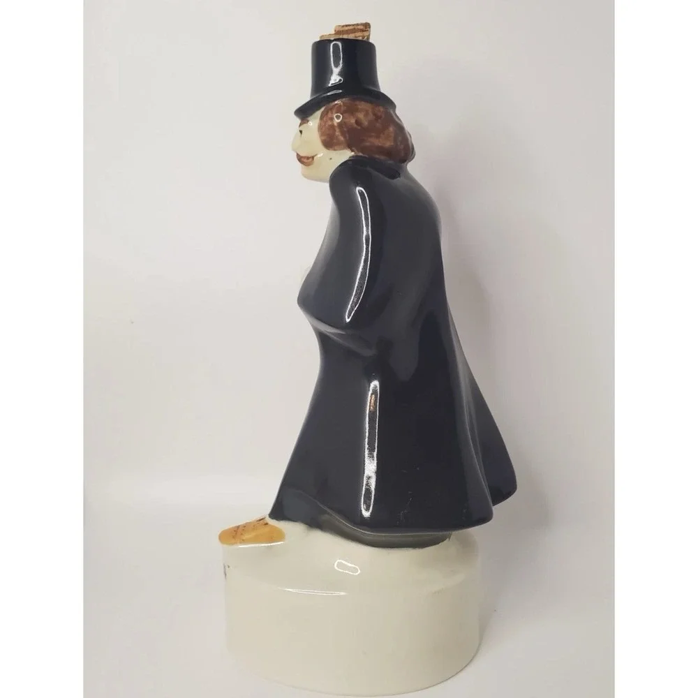 Vintage Royal Enfield Villain No 185 Porcelain Liquor‎ Decanter Kentucky Whiskey